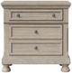 Bernards Prescott Gray Nightstand-1