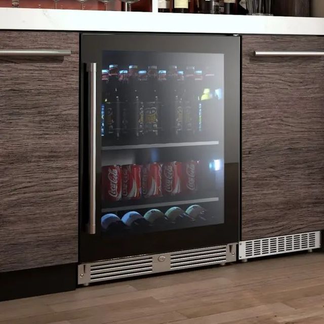 XO 24" 5.7 Cu. Ft. Black Beverage Center-1