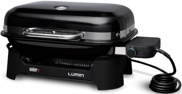 Weber® Lumin Compact 23" Black Tabletop Electric Grill-2