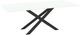 Amisco Customizable Ascencio 84" Rectangular Dining Table with 0.5" White Glass Top-0