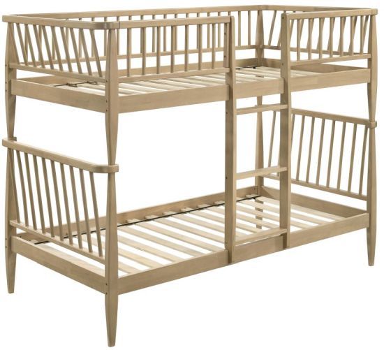 Coaster® Abram Almond Youth Twin Over Twin Bunk Bed with Ladder-0