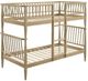 Coaster® Abram Almond Youth Twin Over Twin Bunk Bed with Ladder-0