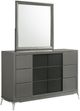New Classic® Home Furnishings Nocturne Slate Dresser and Mirror Set-0