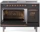 Ilve® Nostalgie II Series 48" Graphite Matte Pro Style Dual Fuel Range-2