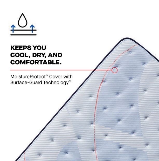 Sealy® Posturepedic® Plus Paterson II Wrapped Coil 13" Ultra Firm Tight Top Queen Mattress-4
