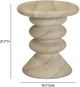 TOV Furniture Hyre Travertine Concrete Indoor/Outdoor Side Table-2