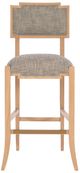 Currey & Company Melanie Blonde Ash Bar Stool-1
