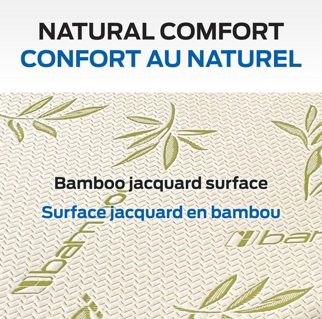 Comerco® Bamboo Queen Mattress Protector Set + 2 Pillow Protectors