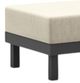 Homecrest™ Outdoor Living Customizable Blair Slip Cover Aluminum/Fabric Outdoor Ottoman-1