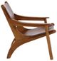Dovetail Furniture Marceline Brown/Natural Wood Occasional Chair-2