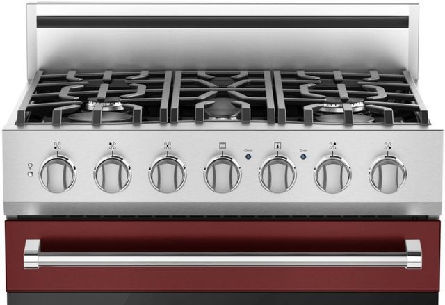Viking® 3 Series 30" Reduction Red Freestanding Liquid Propane Range-1