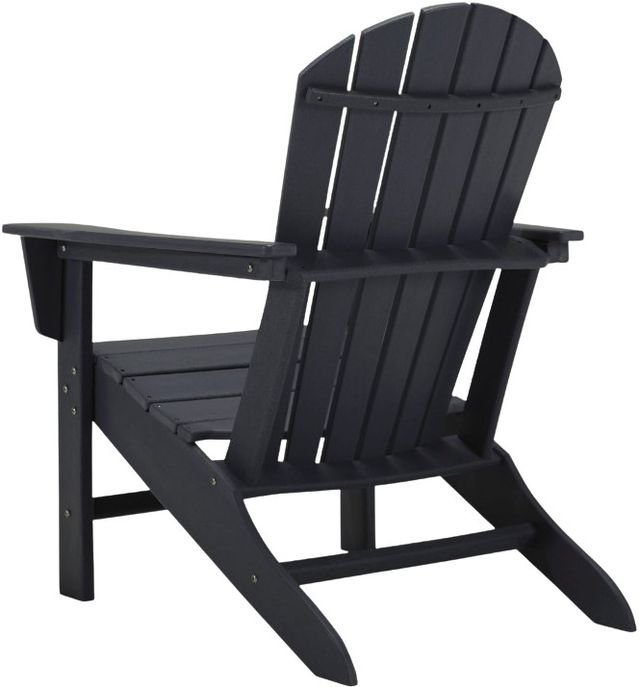 Signature Design by Ashley® Sundown Treasure Black Outdoor Plastic Adirondack Chair-2