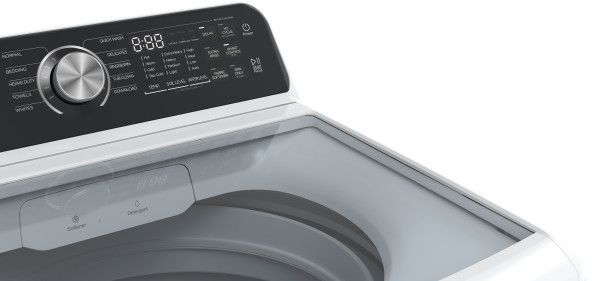 Midea® 4.5 Cu. Ft. White Impeller Top Load Washer-2