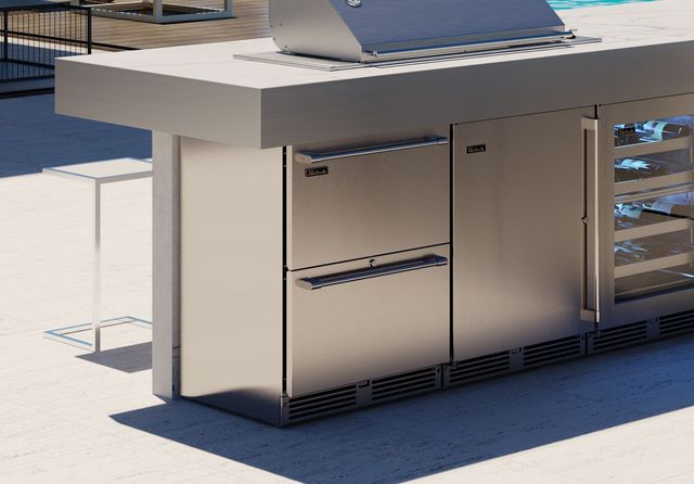 Perlick® Signature Series 5.2 Cu. Ft. Stainless Steel Outdoor Under The Counter Refrigerator -2