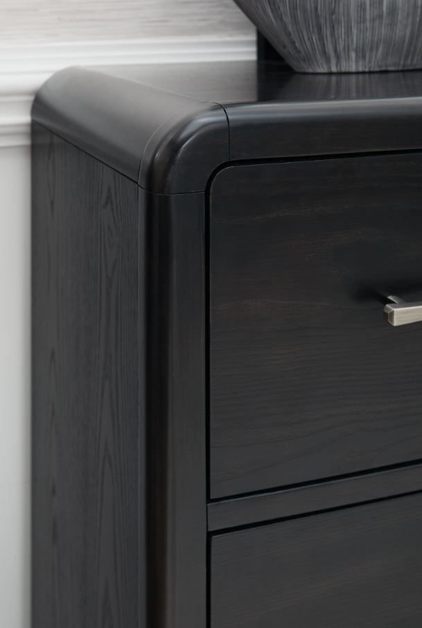 Signature Design by Ashley® Rowanbeck Black Dresser and Mirror-2