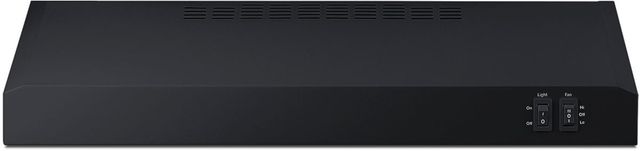 Summit® 24" Matte Black Under Cabinet Range Hood-0