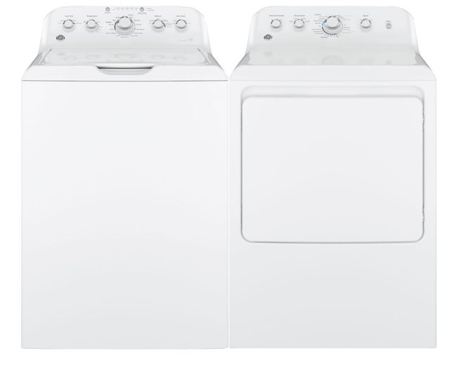 GE® White Laundry Pair-0