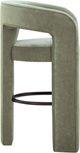 TOV Furniture Malone Green Chenille Bar Stool-3