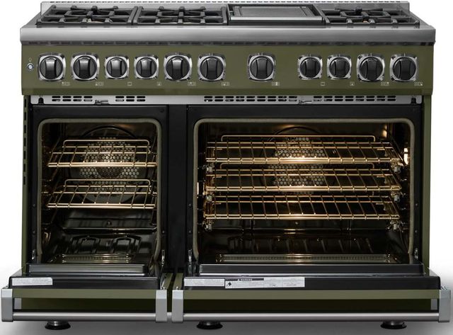 Viking® 7 Series 48'' Martini Pro Style Dual Fuel Range with Griddle-1