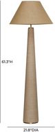 TOV Furniture Graham Natural Jute Floor Lamp-2