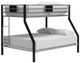 Signature Design by Ashley® Dinsmore Black/Gray Youth Twin/Full Bunk Bed with Ladder-0