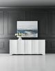 Hooker® Furniture Melange Corinth White 4-Door Entertainment Console-1