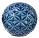 A & B Home 6-Piece Blue Patterned Marbleized Ball Accents Set-2
