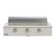 Caliber™ Rockwell Social 48" 3-Burner Antique White Built-In Natural Gas Grill with Brass Hardware-1