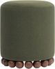 TOV Furniture Dex Olive Green Ottoman-0