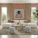 TOV Furniture Tarra 4-Piece Cream Modular U-Shape Sectional and Chaise-1