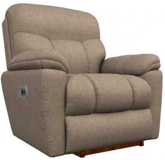La-Z-Boy® Morrison Saddle Power Rocking Recliner with Headrest and Lumbar-0