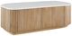 Uttermost® Arik Natural/White Marble Top Coffee Table-0