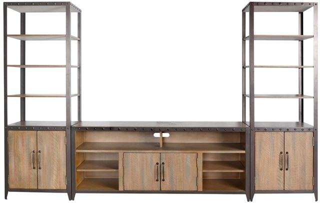 Sunny Designs™ San Diego Antique Brown Entertainment Wall-0