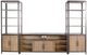 Sunny Designs™ San Diego Antique Brown Entertainment Wall-0