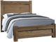 Vaughan-Bassett Dovetail Natural Queen Low-Profile Poster Bed-0