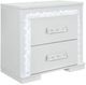 Global Furniture USA Naomi Silver Nightstand with LED-0