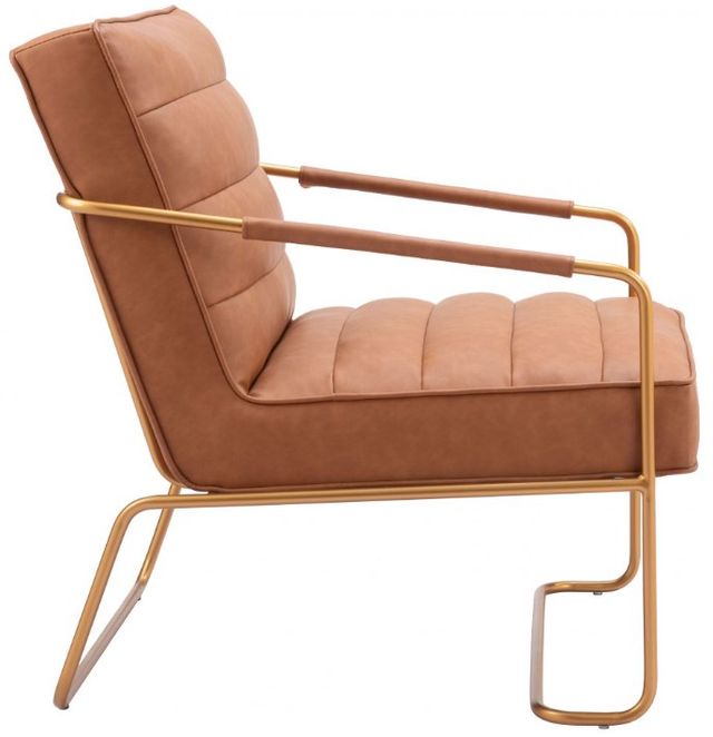 Zuo® Modern Dallas Vintage Brown Accent Stationary Chair-1