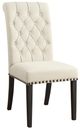 Coaster® Phelps 5-Piece Beige Dining Set with Black Base-2