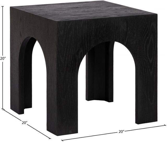 Meridian Furniture Arch Black End Table-3