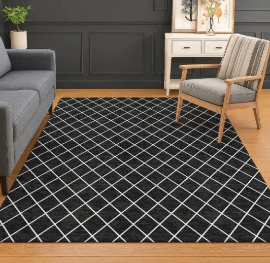 Dalyn™ Rug Company The Reserve TR15 Black 5'x8' Area Rug-4