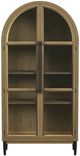 Elements International Orion Weathered Oak Bookcase-1