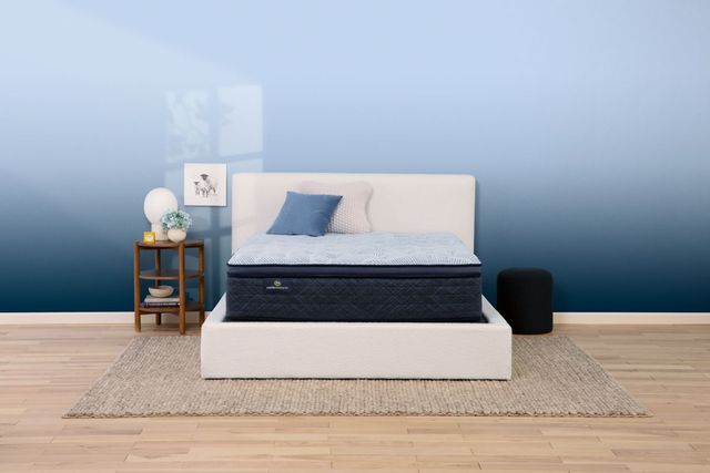 Serta® Perfect Sleeper® Blue Lagoon Nights 14.5" Wrapped Coil Plush Pillow Top Queen Mattress-2