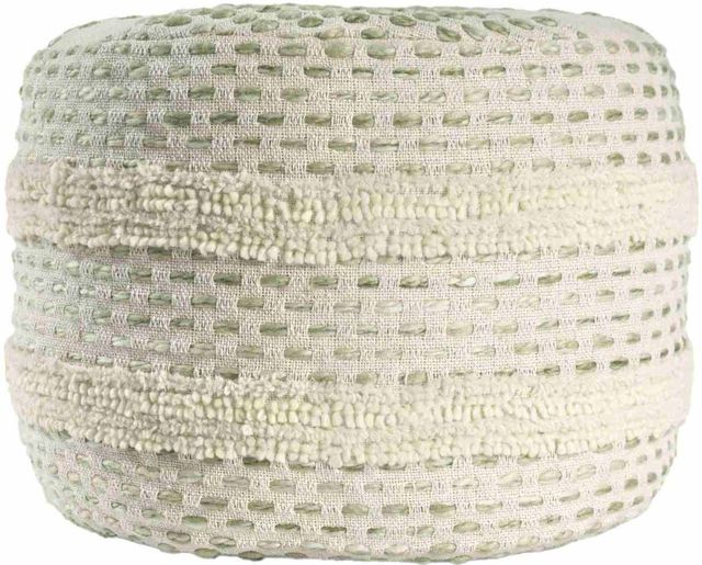 LR Home Sage/Ivory Pouf-0