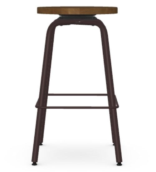 Amisco Customizable Button Swivel Counter Stool-1