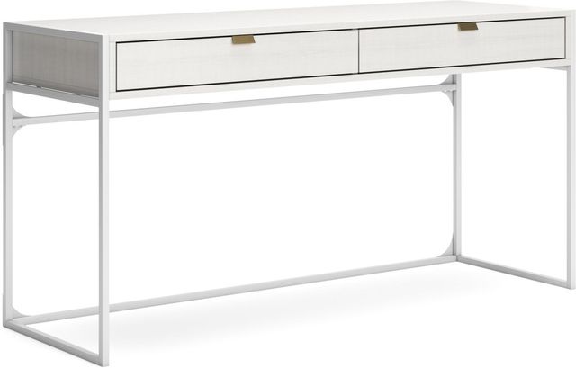 Signature Design by Ashley® Deznee White 2 Drawer Office Desk-0