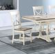 Winners Only® Torrance Gray/White Dining Side Chair-3