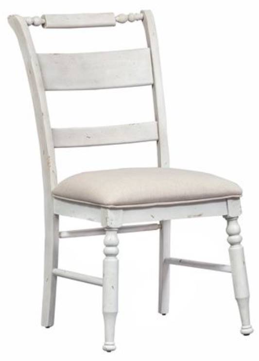 Liberty Furniture Whitney Weathered Grey Slat Back Side