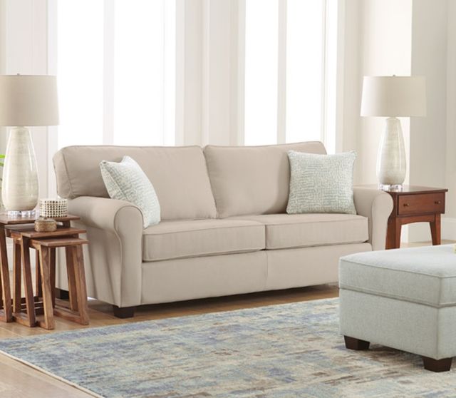 Best® Home Furnishings Customizable Shannon Queen Memory Foam Sofa Sleeper with Dark Walnut Legs-3