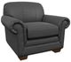 La-Z-Boy® Mackenzie Navy Leather Chair-0