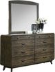 New Classic® Home Furnishings Rex 4-Piece Walnut King Panel Bedroom Set-3